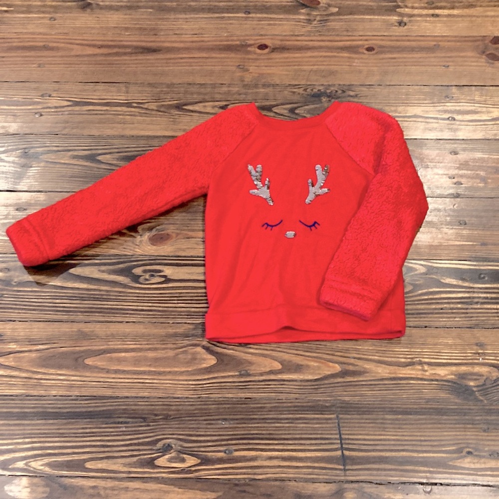 Red Christmas reindeer shirt